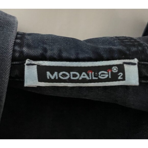 Moda İlgi Embroidered Tencel Long Jacket With Pockets - Picture 11 of 16